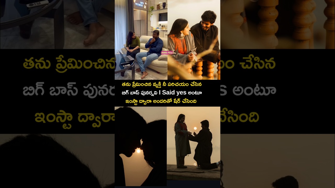 తన ప్రేమించిన వ్యక్తి నీ పరిచయం చేసిన పునర్నవి #biggboss #punarnavi #boyfriend #lovepraposal