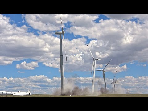 CDI - Wind Turbine Implosion Compilation