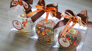 DECORACION DE MANZANAS de caramelo PARA THANKSGIVING precios!