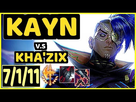 ONFLEEK (KAYN) vs KHA'ZIX - 7/1/11 KDA JUNGLE CHALLENGER GAMEPLAY - KR