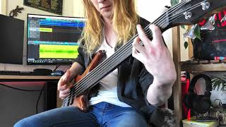 Video thumbnail for Kaathe - Wyrmrot Warwick Corvette fretless 6 by Kai den Hertog