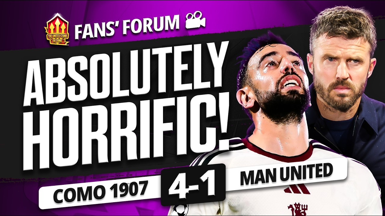 United Hit ROCK BOTTOM! Como 4 - 1 Man United! Fans Forum