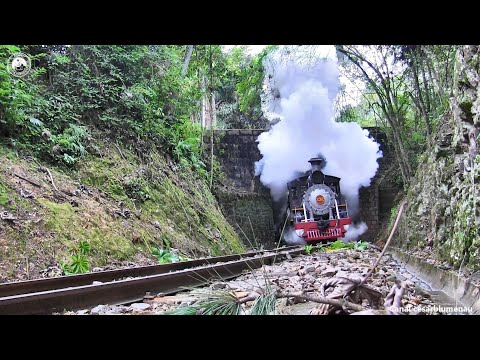 🇧🇷  Locomotiva a vapor 232 / 232 Steam locomotive - Apiúna/SC - (Brasil)