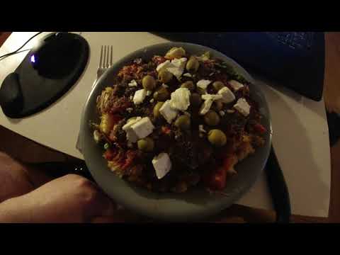 MongoTV_7636 - Min Aftensmad - DANISH MUKBANG - PASTASALAT Med FETA OST -  Oliven - Tomat Sovs