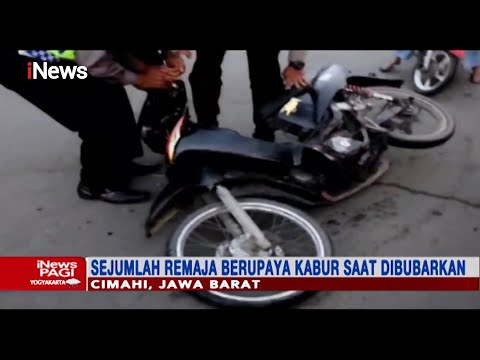 Polisi Merazia Puluhan Motor Hasil Balap Liar di Cimahi - iNews Pagi 19/04