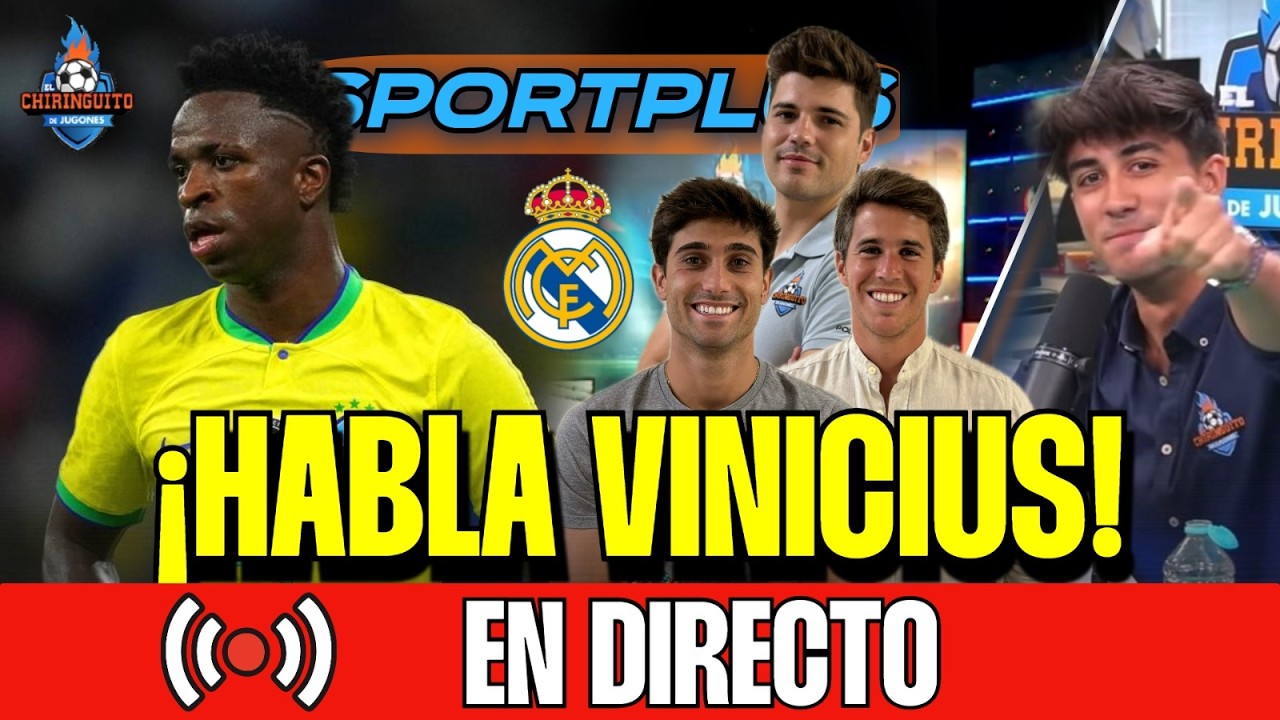 🚨🚨 ¡HABLAN VINICIUS Y ANCELOTTI EN RUEDA DE PRENSA! | Sportplus | Chiringuito Inside