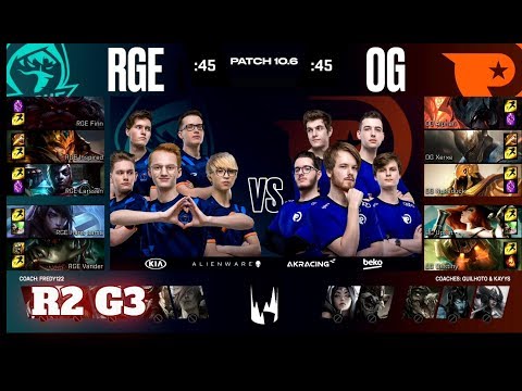 Origen vs Rogue - Game 3 | Round 2 PlayOffs S10 LEC Spring 2020 | OG vs RGE G3