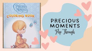 Precious Moments Colouring Book Flip-Through - Adult Colouring