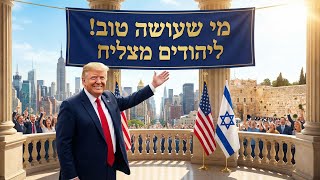 טראמפ חושף את סוד ההצלחה: "אני עוזר ליהודים כי מי שעוזר להם – אלוקים עוזר לו (הרב יוסף צבי בן פורת) - התמונה מוצגת ישירות מתוך אתר האינטרנט יוטיוב. זכויות היוצרים בתמונה שייכות ליוצרה. קישור קרדיט למקור התוכן נמצא בתוך דף הסרטון