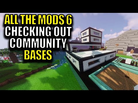 Checking out Server Bases. All The Mods 6 Community Server