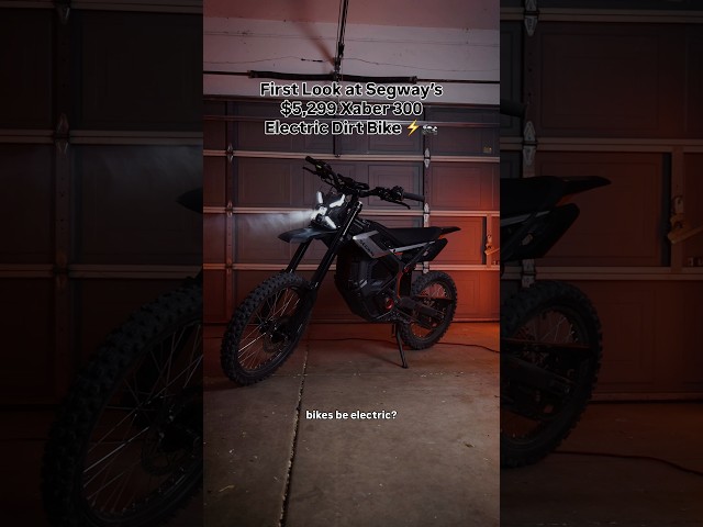 First Look at Segway’s $5,299 Xaber 300 Electric Dirt Bike
