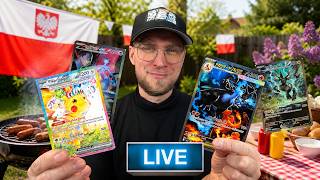 MAJÓWKOWE OTWIERANIE *KART POKEMON* (Booster Break na żywo)