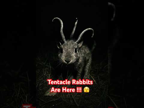 They are Here! #tentaclerabbit #rabbit #weird