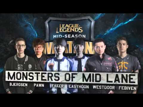 LoL MSI Mid Season Invitationals Opening Ceremony 2015 Teams Walk On Stage!