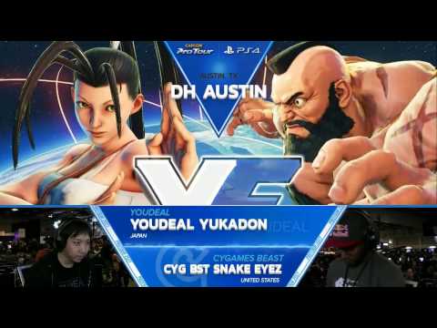DreamHack Austin 2017 ➤ SFV  Pools Yukadon (Ibuki) vs Snake Eyes (Gief)