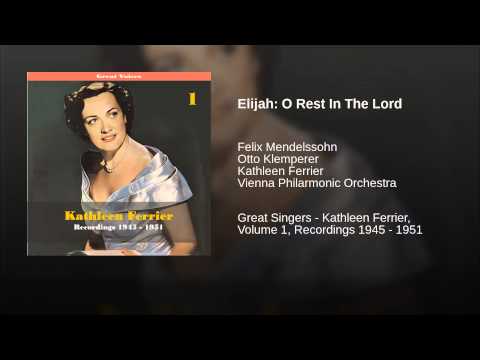 Elijah: O Rest In The Lord