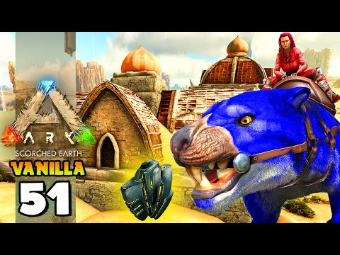 A CAVERNA DA IGREJINHA E ARTEFATO DO DESTRUIDOR!!! ARK: SCORCHED EARTH (VANILLA) 50