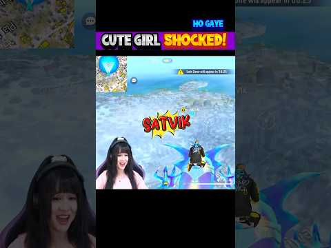 Cute-Girl SHOCKED! 😳 ऐसा kya hai is match में #freefire