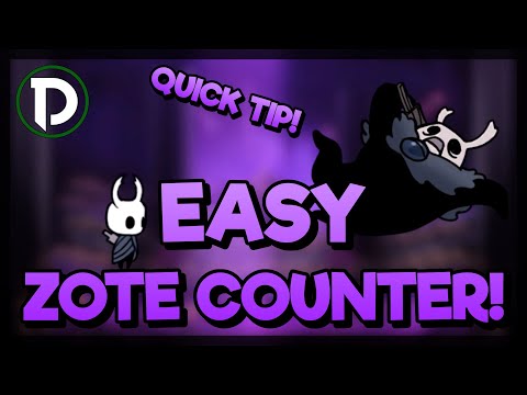 QUICK TIP! - EASY Zote Counter - Hollow Knight