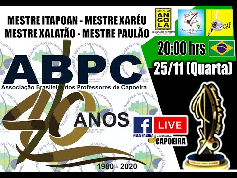 166ª LIVE NA IDENTIDADE DO CAPOEIRA - 40 ANOS DA ABPC