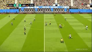 Ecuador vs Alemania | Copa del Mundo - Fase de Grupos | Gameplay de eFootball PES 21