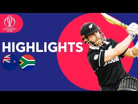Final Over Drama! | New Zealand vs South Africa | ICC Cricket World Cup 2019 - Match Highlights