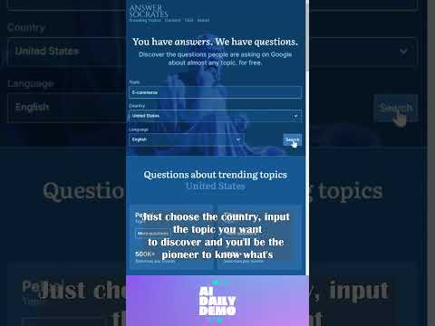 Discover Trending Topics with this AI Tool!
