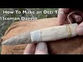 How to make an Otzi the Iceman Flint Dagger. Ancient Bushcraft Survival Skills.
