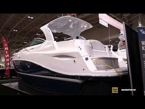 2018 Rinker 320 Express Motor Boat - Walkaround - 2018 Toronto Boat Show Video