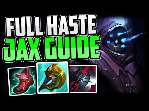 Jax top BUT FULL ABILITY HASTE! [3s E BLOCK EVERY AUTO!] | Jax Beginners Guide League of legends