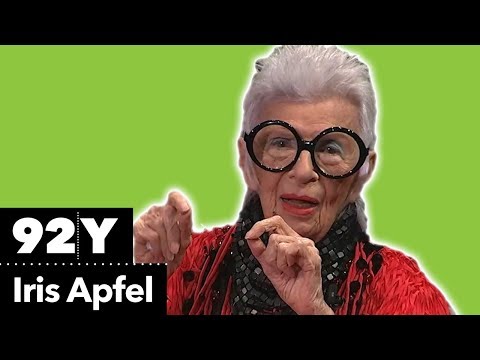 Iris Apfel skipped school to go shopping