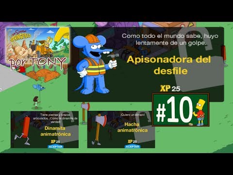 Los Simpson Springfield "Rascapiquilandia, Cap. 10 - Lote de Estación de Apisonadora" por Tony