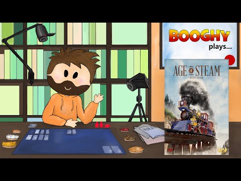 Booghy plays... Age of Steam(Hungary)(3p, Rules, Playthrough, Review)
