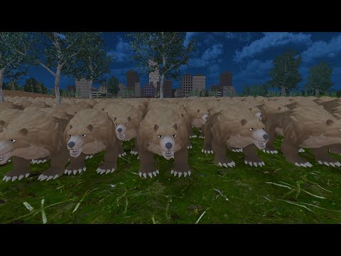 10,000 Bears vs 2 Million Footmen Ultimate Epic Battle Simulator 2