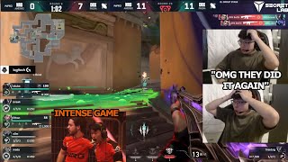 Shanks Reacts to NRG’s Crazy Comeback for Playoffs Spot against DRX at Valorant Champions 2025
