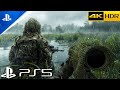 Camouflage Sniping (PS5) Immersive REALISTIC Graphics Gameplay [4K60FPS] Call of Duty