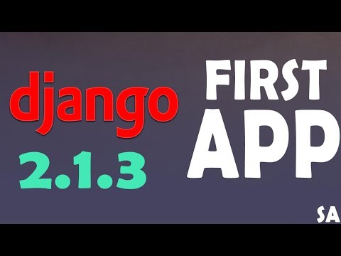 Create First Django App | Django 2.1 Tutorials For Beginners