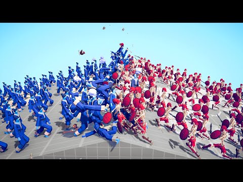 100x NINJA ARMY 🥷 vs 💀 100x SPOOKY ARMY / Totally Accurate Battle Simulator ( TABS )