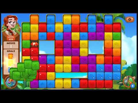 Lost Island Blast Adventure Level 129 - NO BOOSTERS 🏝️ | SKILLGAMING ✔️