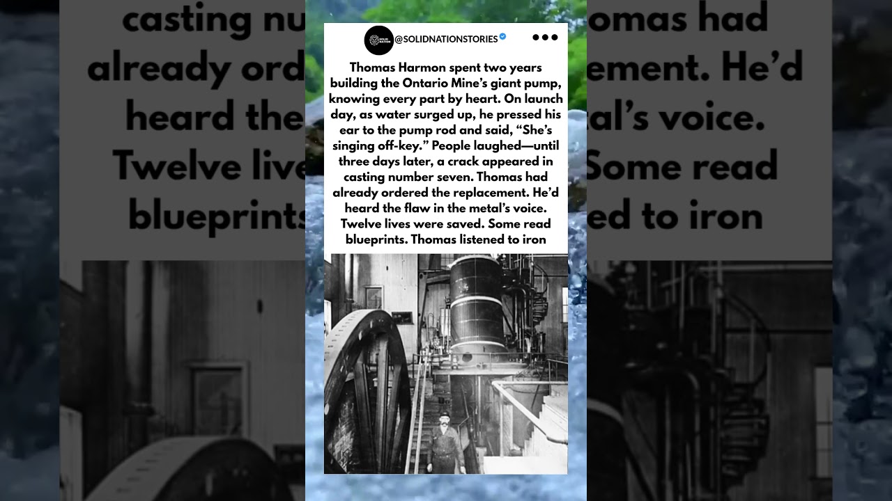 THE ENGINEER WHO HEARD A MACHINES WARNING