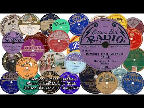 Krontjong Orchest Eurasia - Ramboet Itam, Matanja Galak