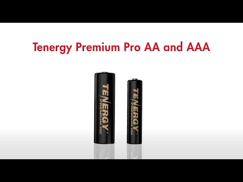 Premium Pro AA and AAA rechargeable batteries