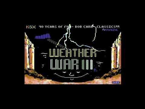 Commodore 64 Tape Loader Kraksnax Weather War III 2022