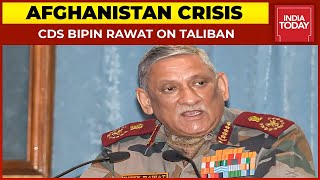 CDS Bipin Rawat Speaks About Taliban Surge & Implications On India Says Will Deal With Any Activity