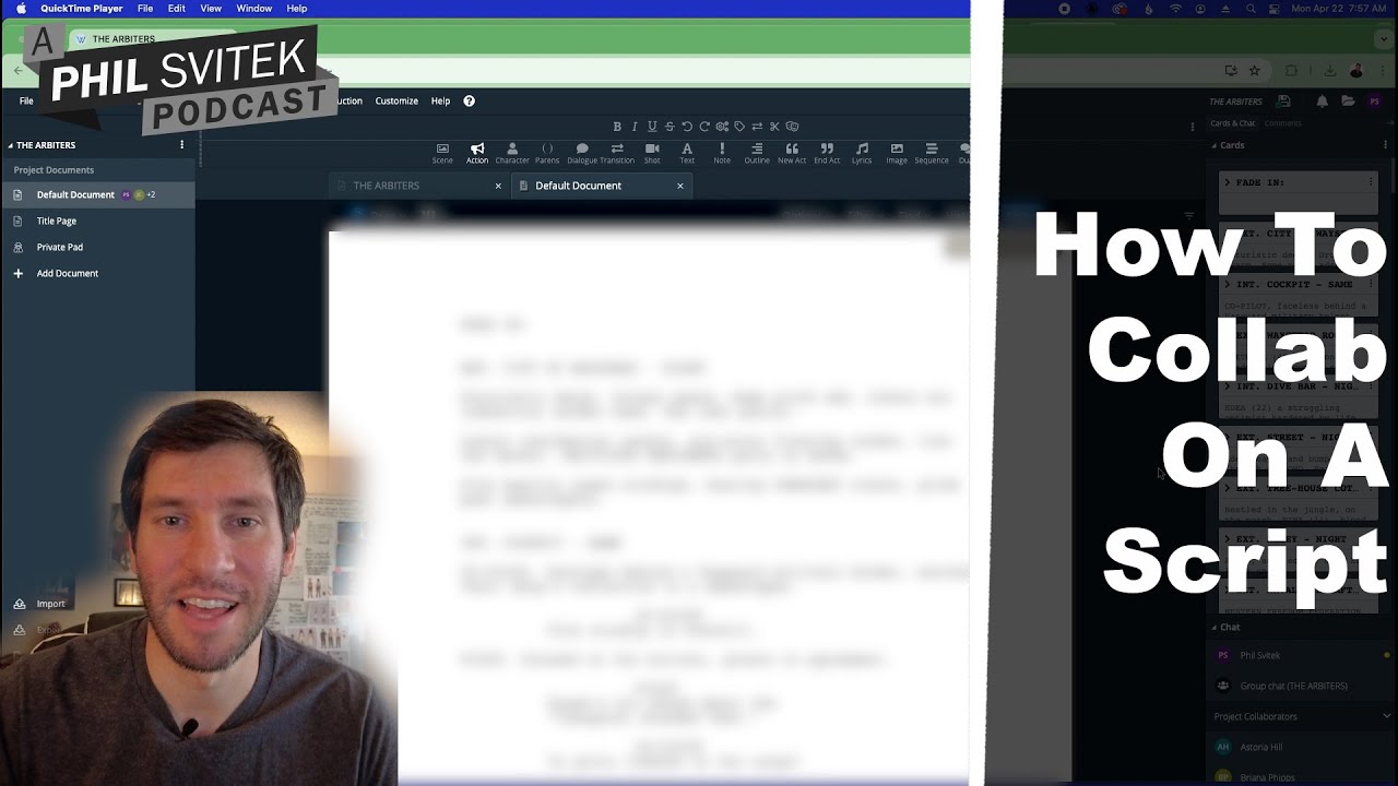 Streamlining Screenwriting: A Deep Dive Into Collaborating On WriterDuet
