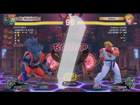 XXXPOWER (Blanka) vs. Michael Tan (Ken) - SSFIV AE 2012 Match