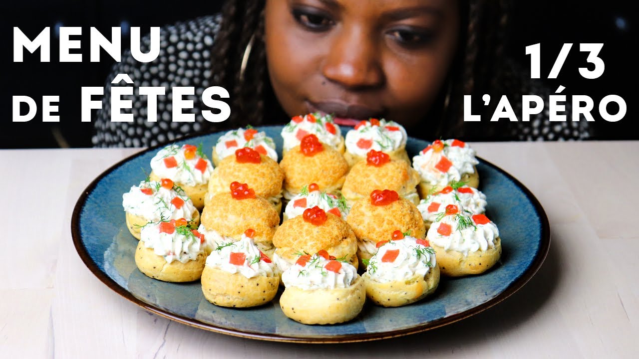 GOUGÈRES à la CRÈME de SAUMON ANETH