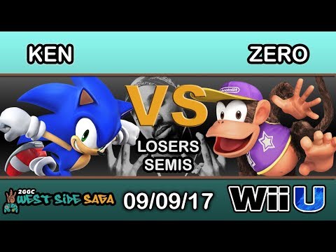 2GGC: West Side Saga - KEN (Sonic) Vs. TSM | ZeRo (Diddy Kong) - Losers Semis