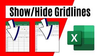 How to Show or Hide Gridlines in Excel