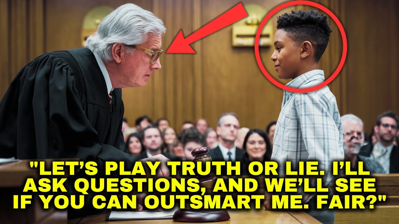 Judge Plays "Truth or Lie" With Black Kid In Court, Not Knowing He's a Legal Genius With High IQ